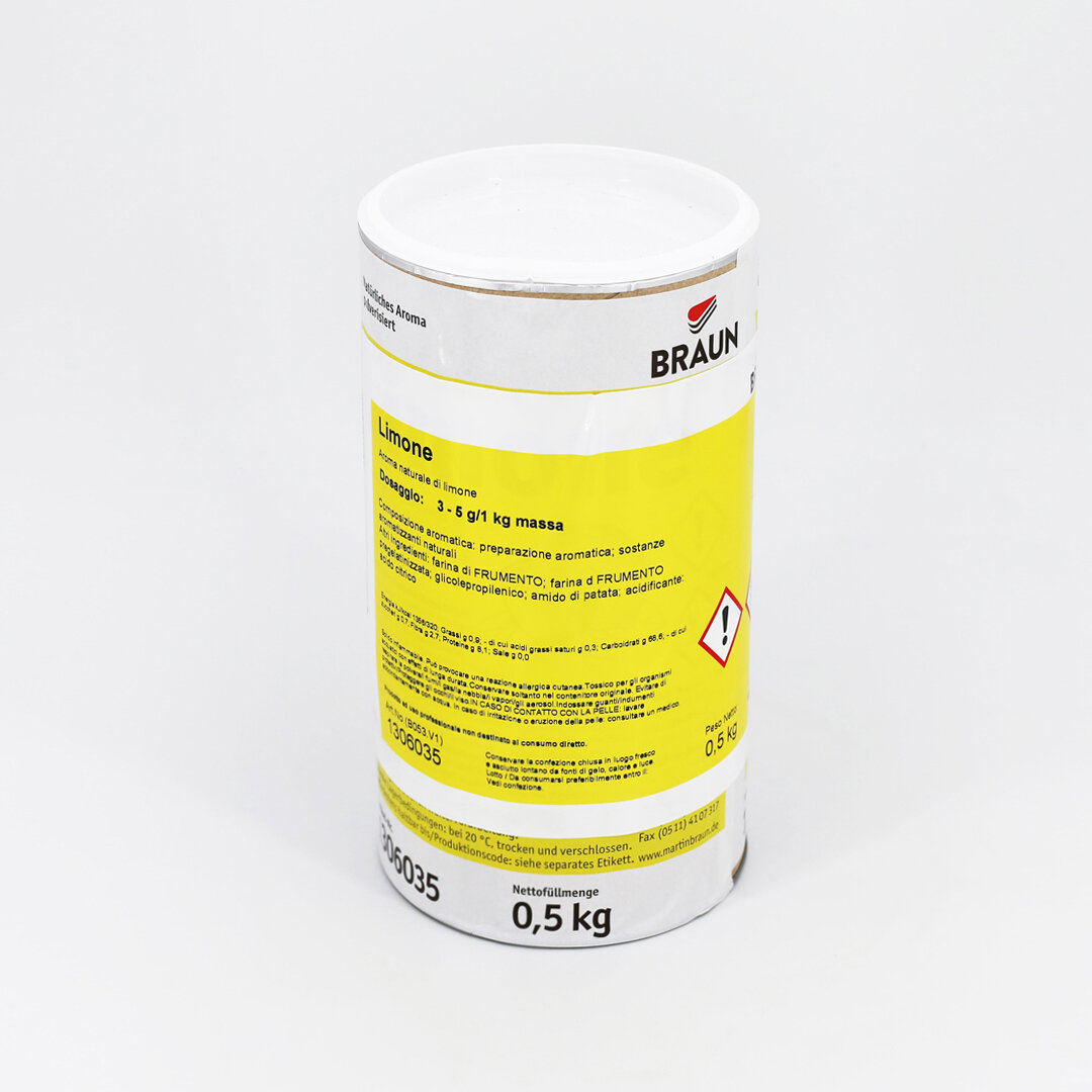Aroma naturale limone in polvere